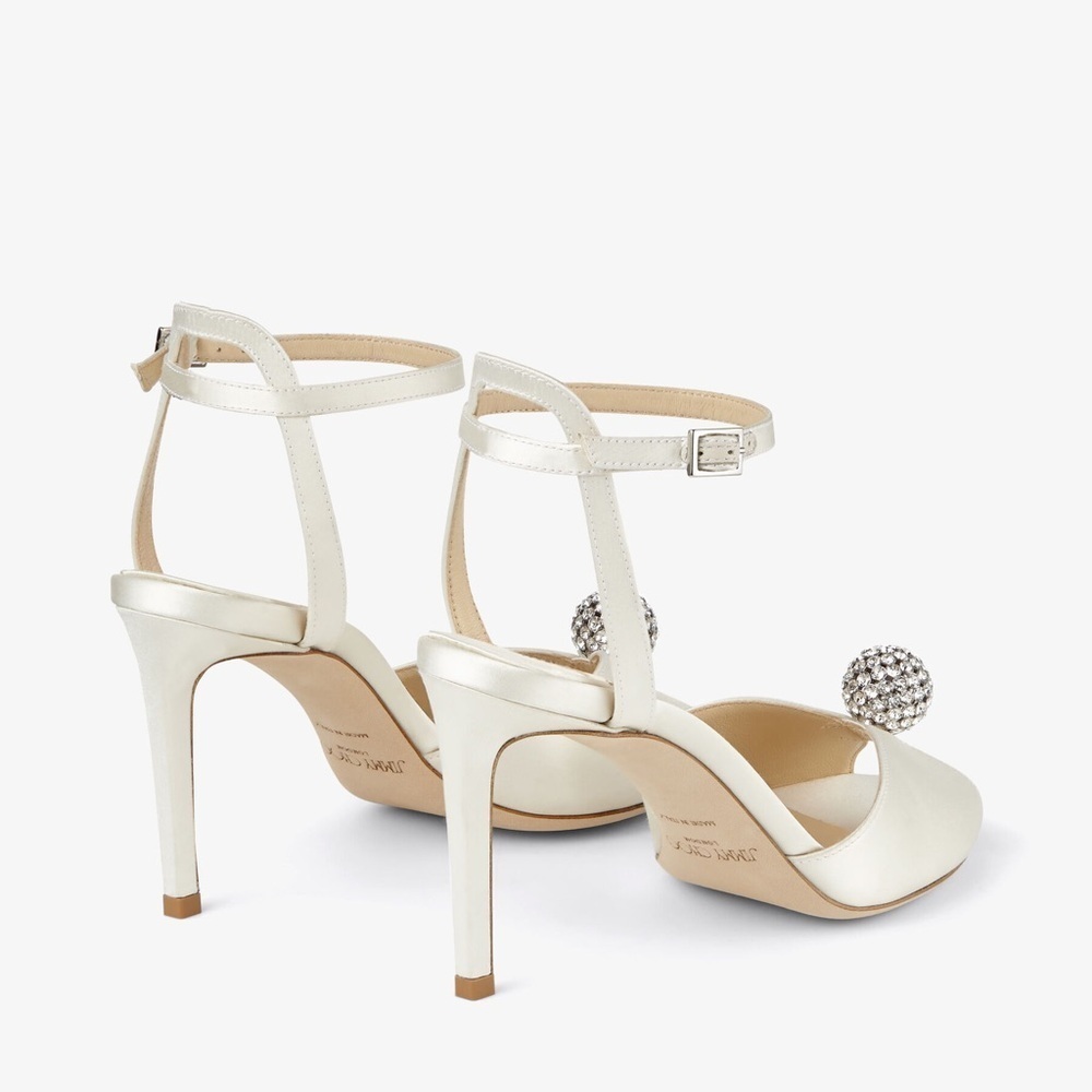 Jimmy Choo Sacora Crystal Embellished Heel - Picture 3 of 13